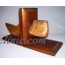 Unique Vintage Hand Made Wooden "SHOE LAST FORM" BOOKENDS (T.W.GARDINER ~ 9AAA)   273363081837